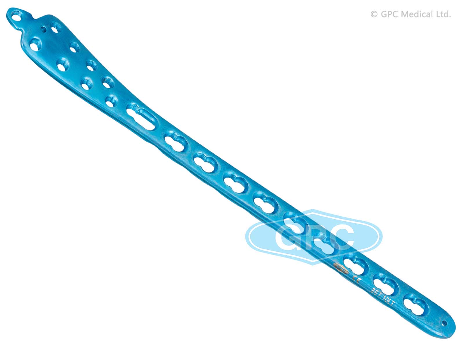 fix<em>LOCK</em> Medial Distal Tibia End Plate with Tab, 3.5 mm