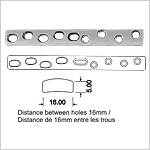 Broad Compression Plate ACP Holes