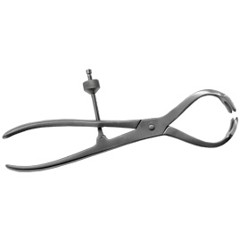 Modified Patella Bone Holding Forceps Four Prong