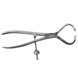 Modified Patella Bone Holding Forceps Three Prong