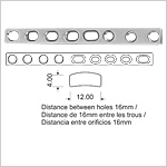 Narrow Compression Plate ACP Holes