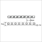 Quarter Tubular Plate with Collar