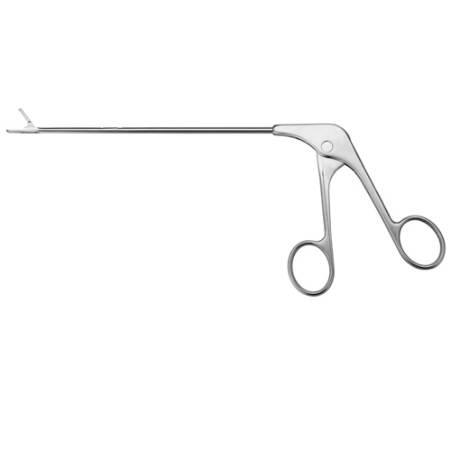 Tissue Grasper Serrated with Hooked Jaw